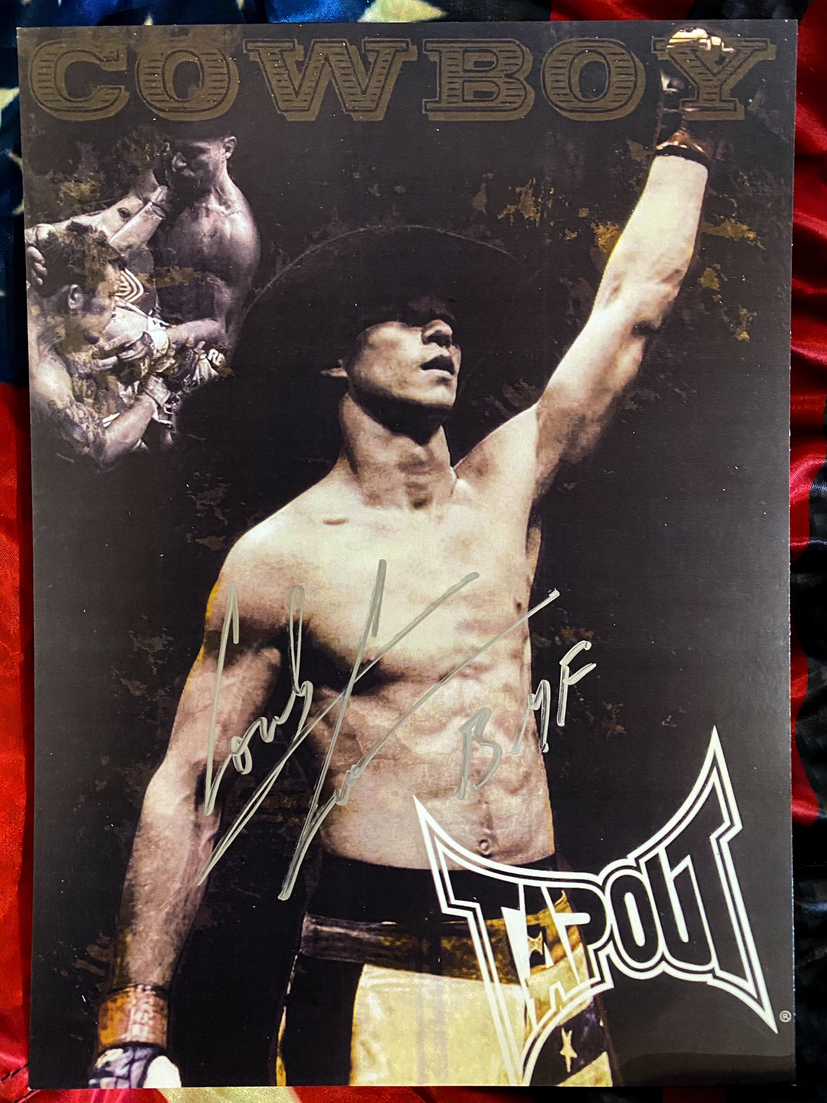 The Original First Ever Cowboy Cerrone Tapout Poster – BMF Ranch